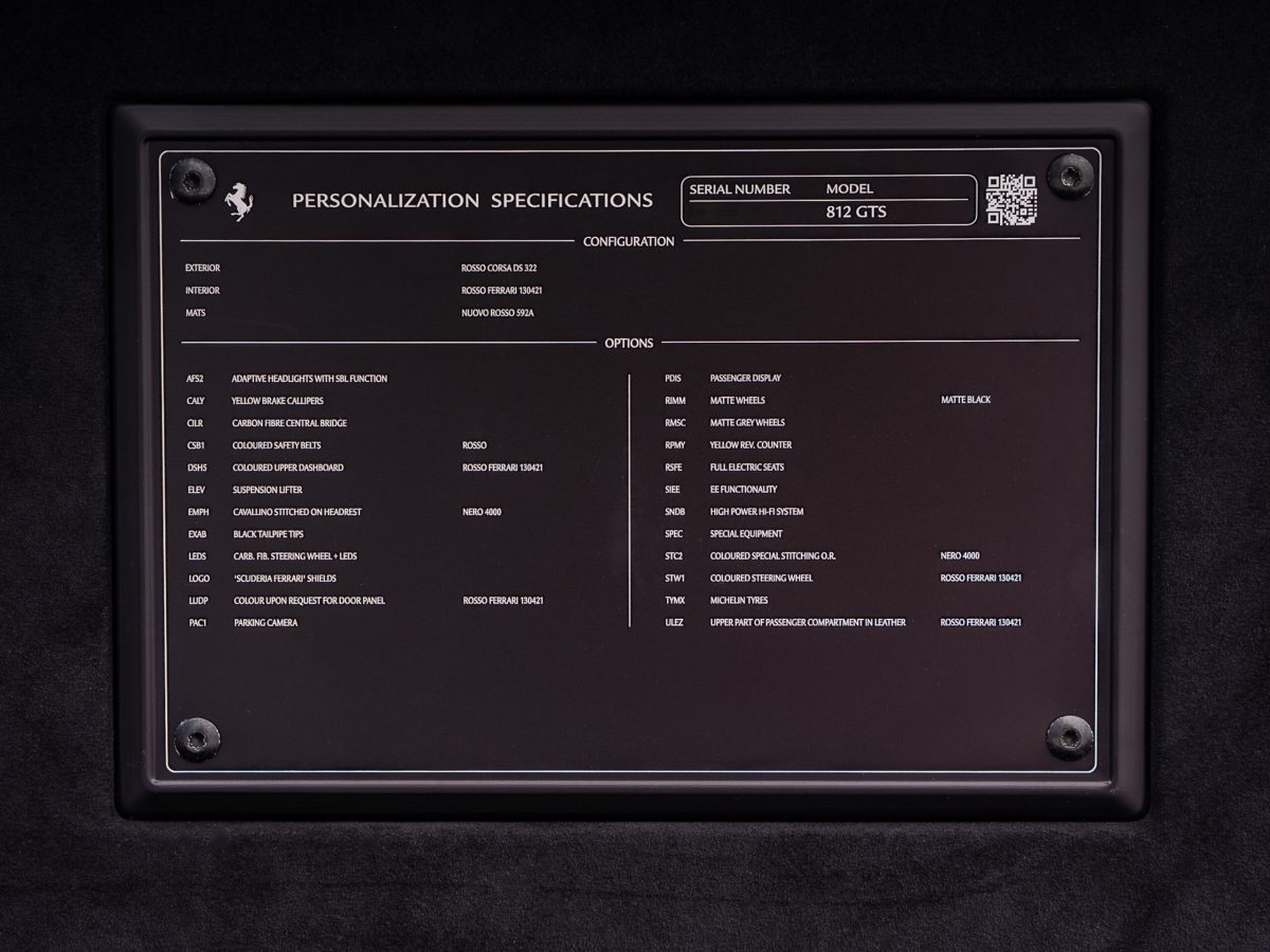 2021 Ferrari 812GTS — Photo 51 / 55