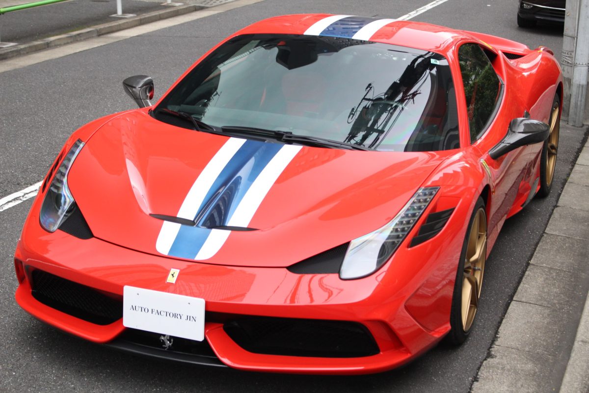 2015 Ferrari 458 Speciale Carbon LED Steering Wheel for sale in Japan