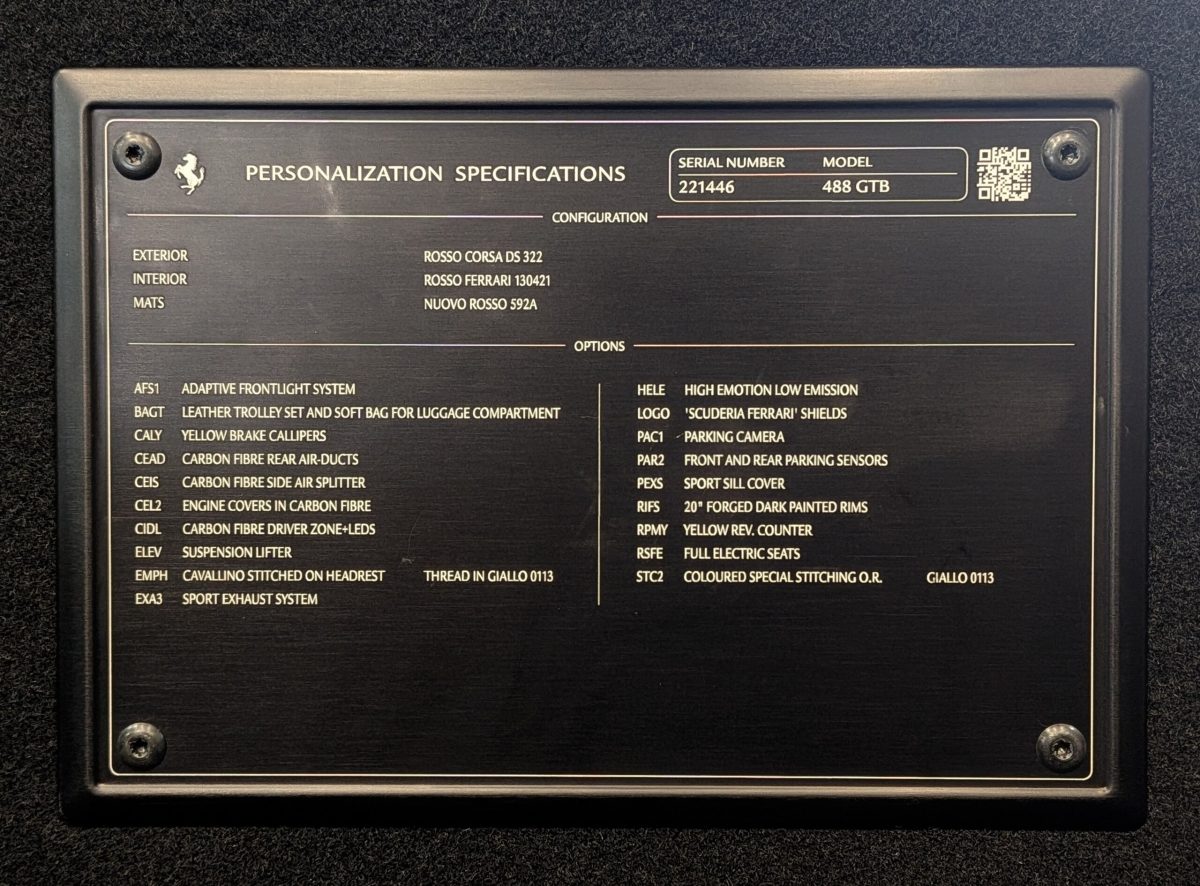 2016 Ferrari 488GTB — Photo 39 / 39