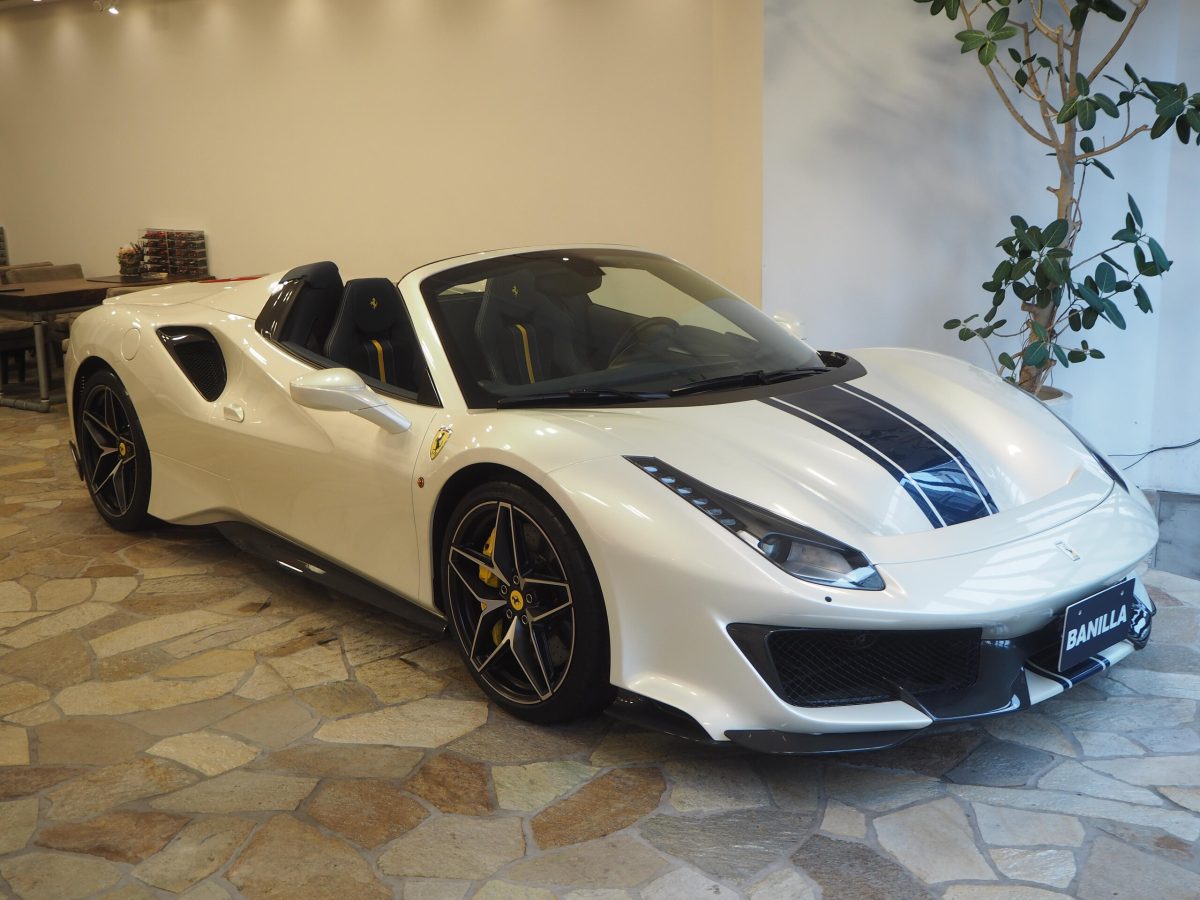 2020 Ferrari 488 Pista Spider Bianco Italia Exterior for sale in Japan