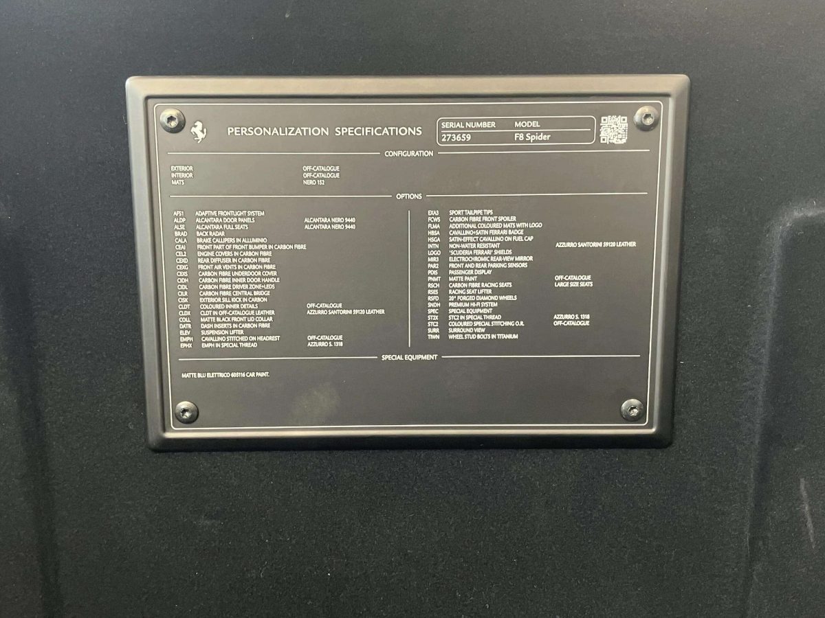 2022 Ferrari F8 Spider — Photo 21 / 24