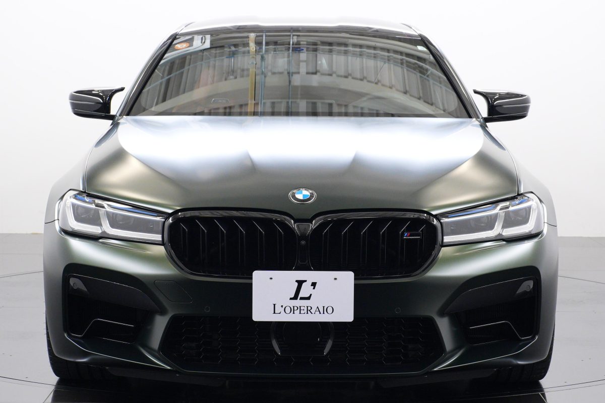2023 BMW M5 Competition Custom brown/black leather interior for sale in Japan
