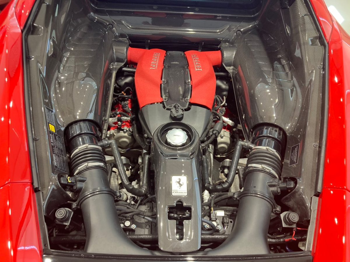 2020 Ferrari F8 Tributo Carbon LED steering wheel for sale in Japan