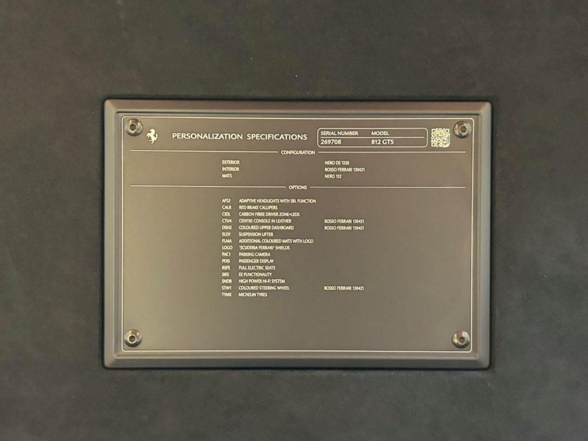 2021 Ferrari 812GTS — Photo 20 / 21