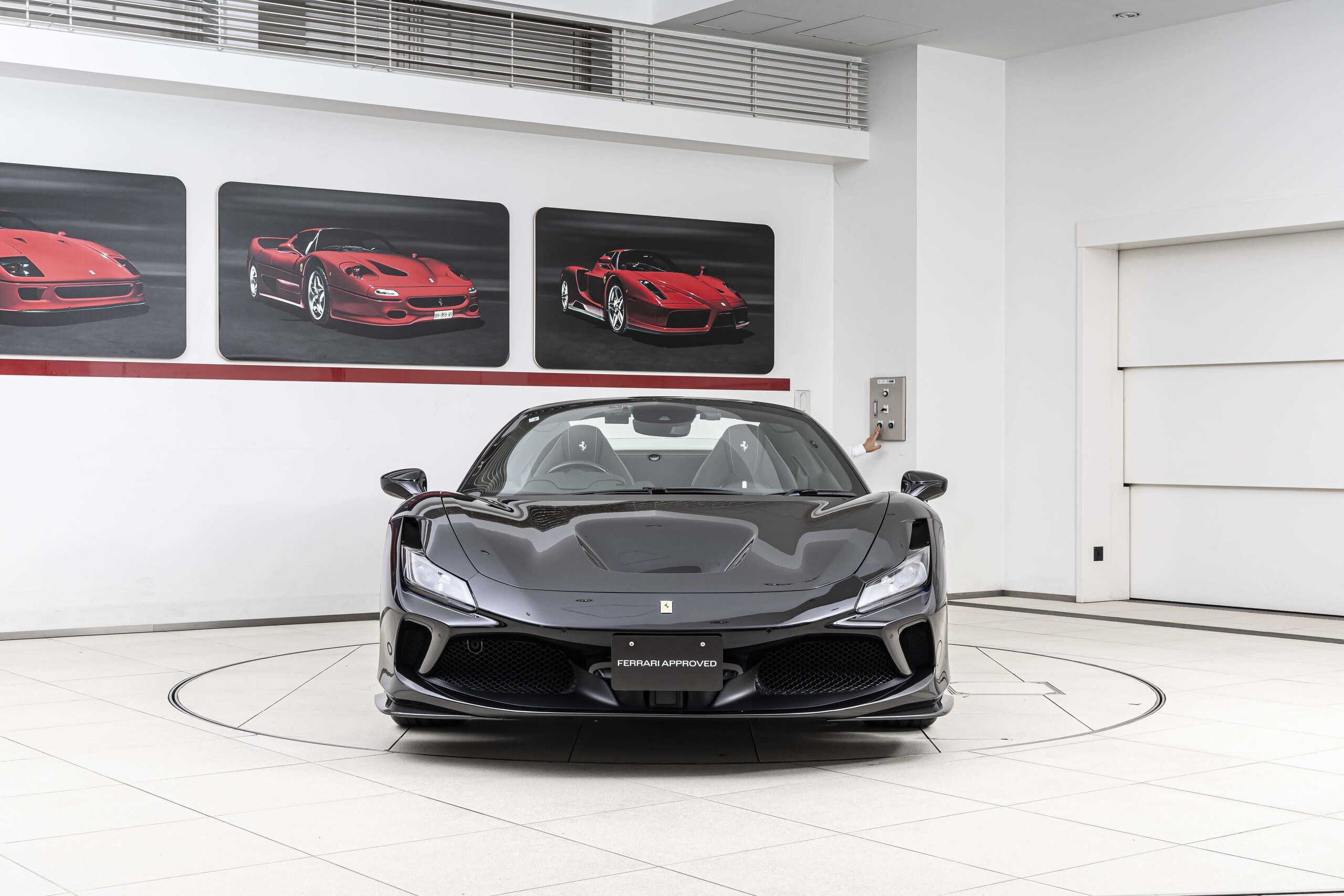 2022 Ferrari F8 Spider Nero Daytona Exterior for sale in Japan