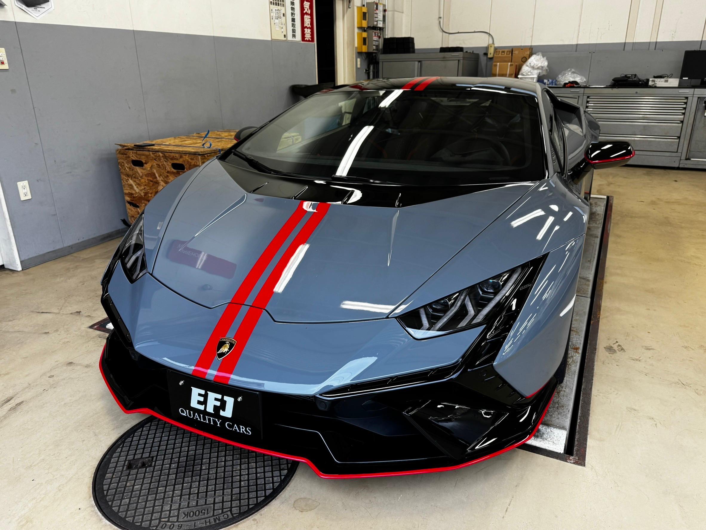 2023 Lamborghini Huracán Tecnica 60th Anniversary Edition ZHWEB6ZFXPLA25047 for sale in Japan
