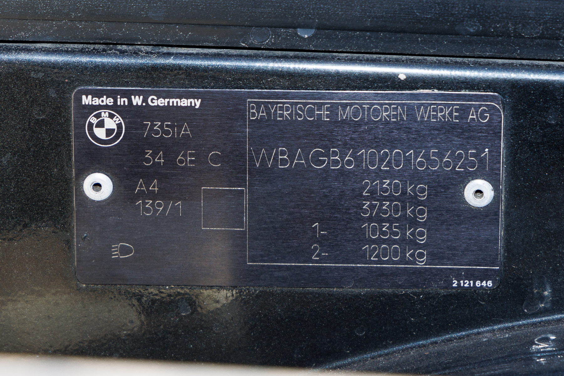 1987 BMW 735i — Photo 14 / 14