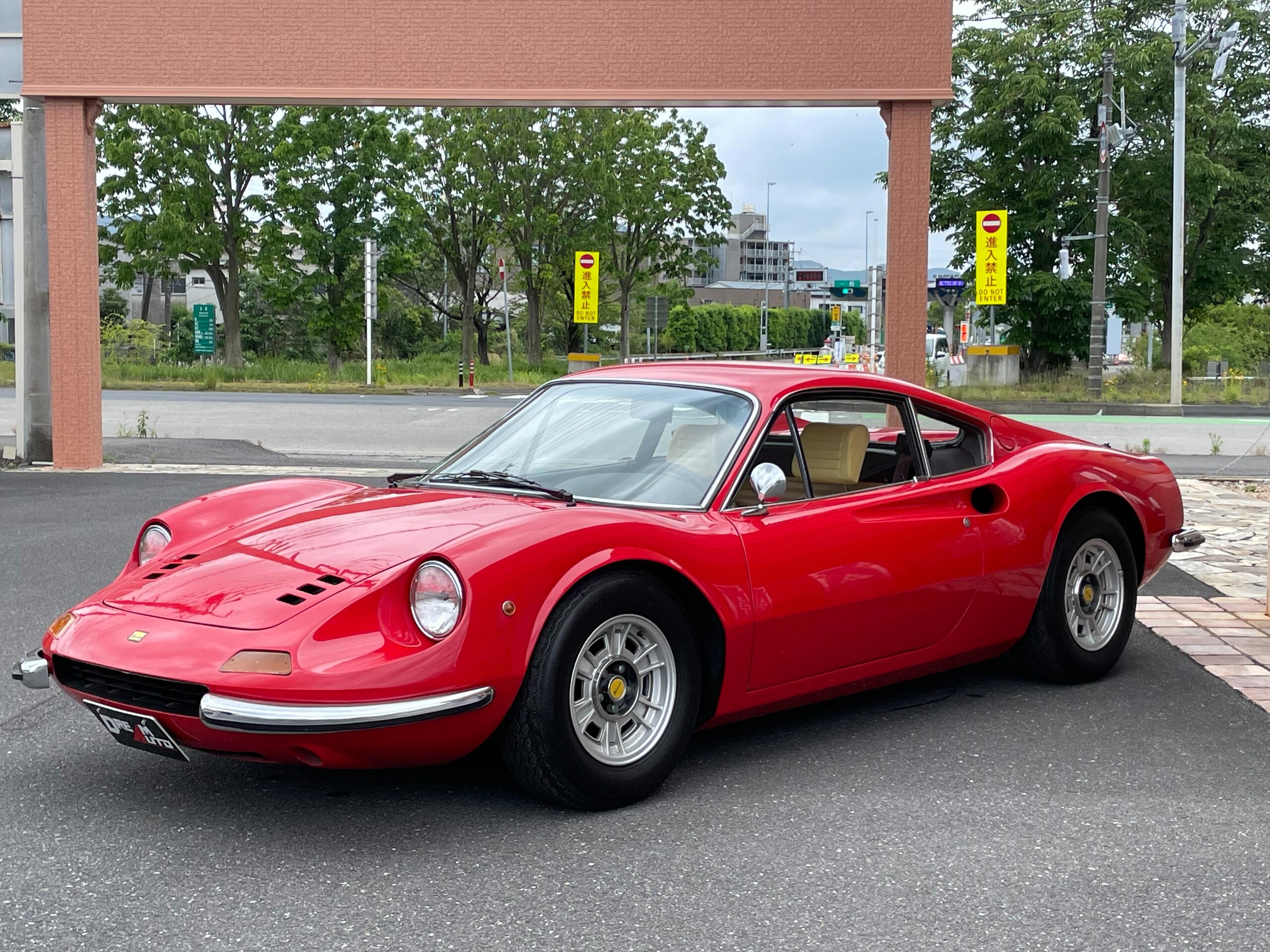 1972 Ferrari DINO 246GT Leather Steering Wheel for sale in Japan