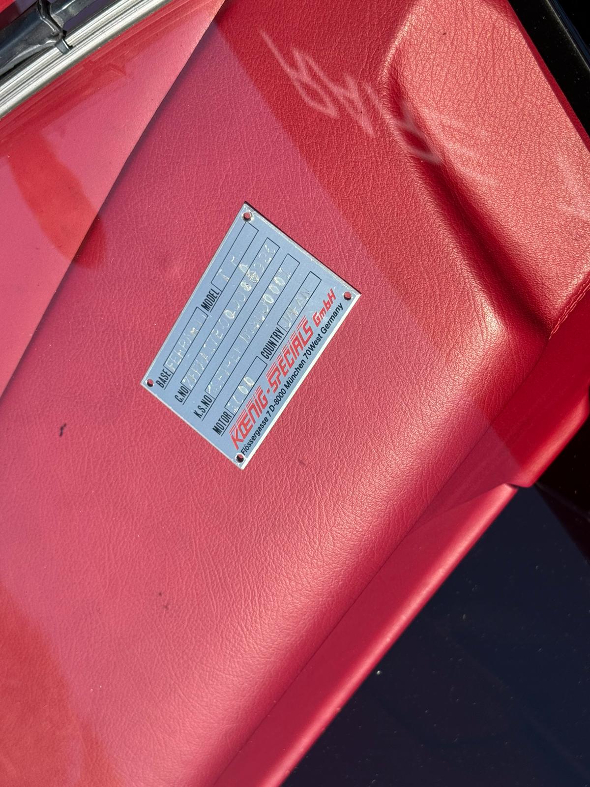 1989 Ferrari Testarossa Koenig Specials Competition Evolution — Photo 23 / 26