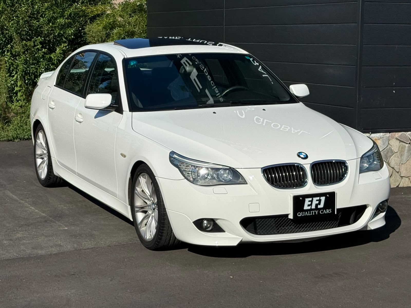 2007 BMW 525i M Sport Alpinweiss 3 Exterior for sale in Japan
