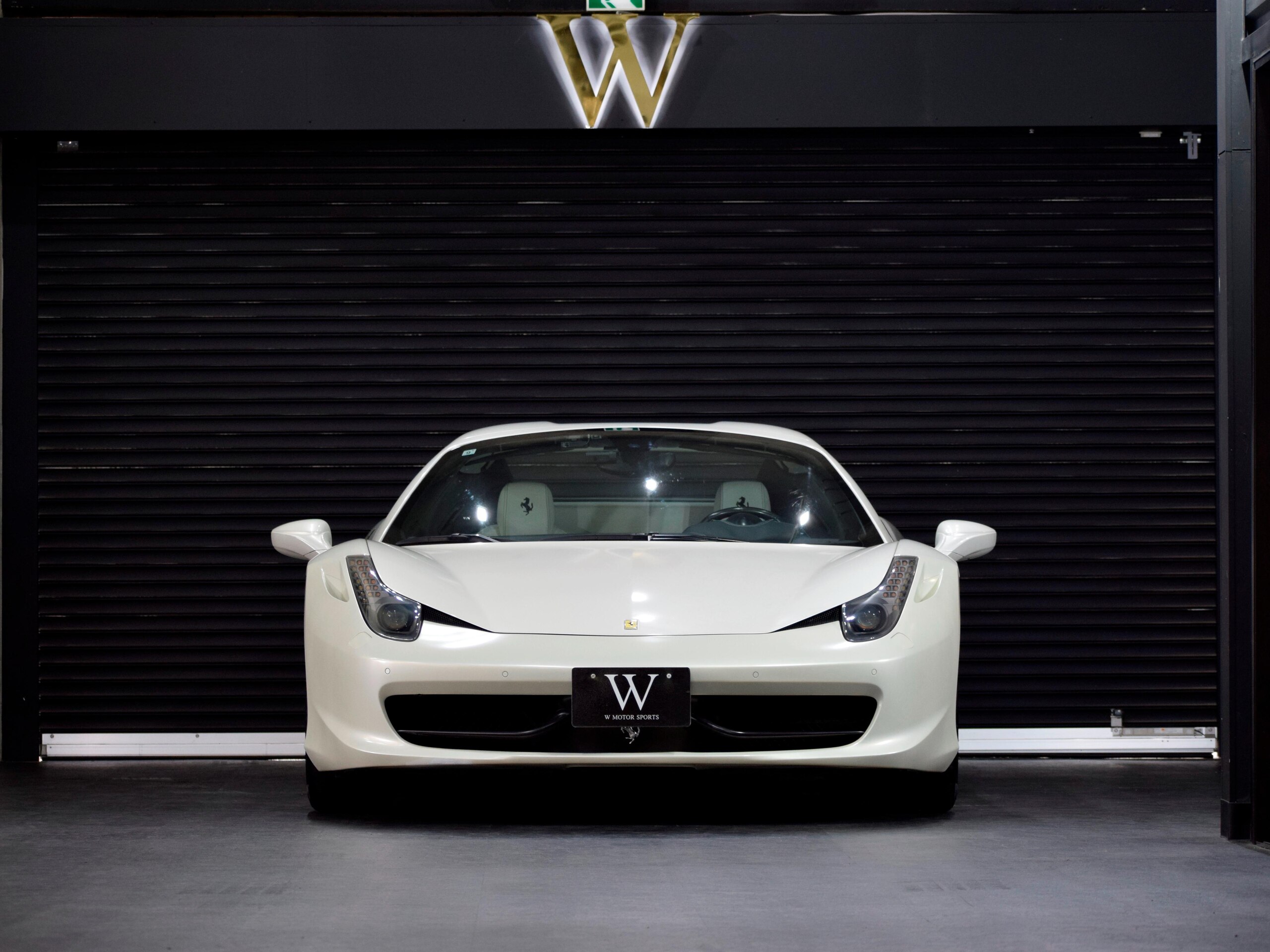 2013 Ferrari 458 Spider Tailor Made Bianco Fuji Opaco Exterior for sale in Japan