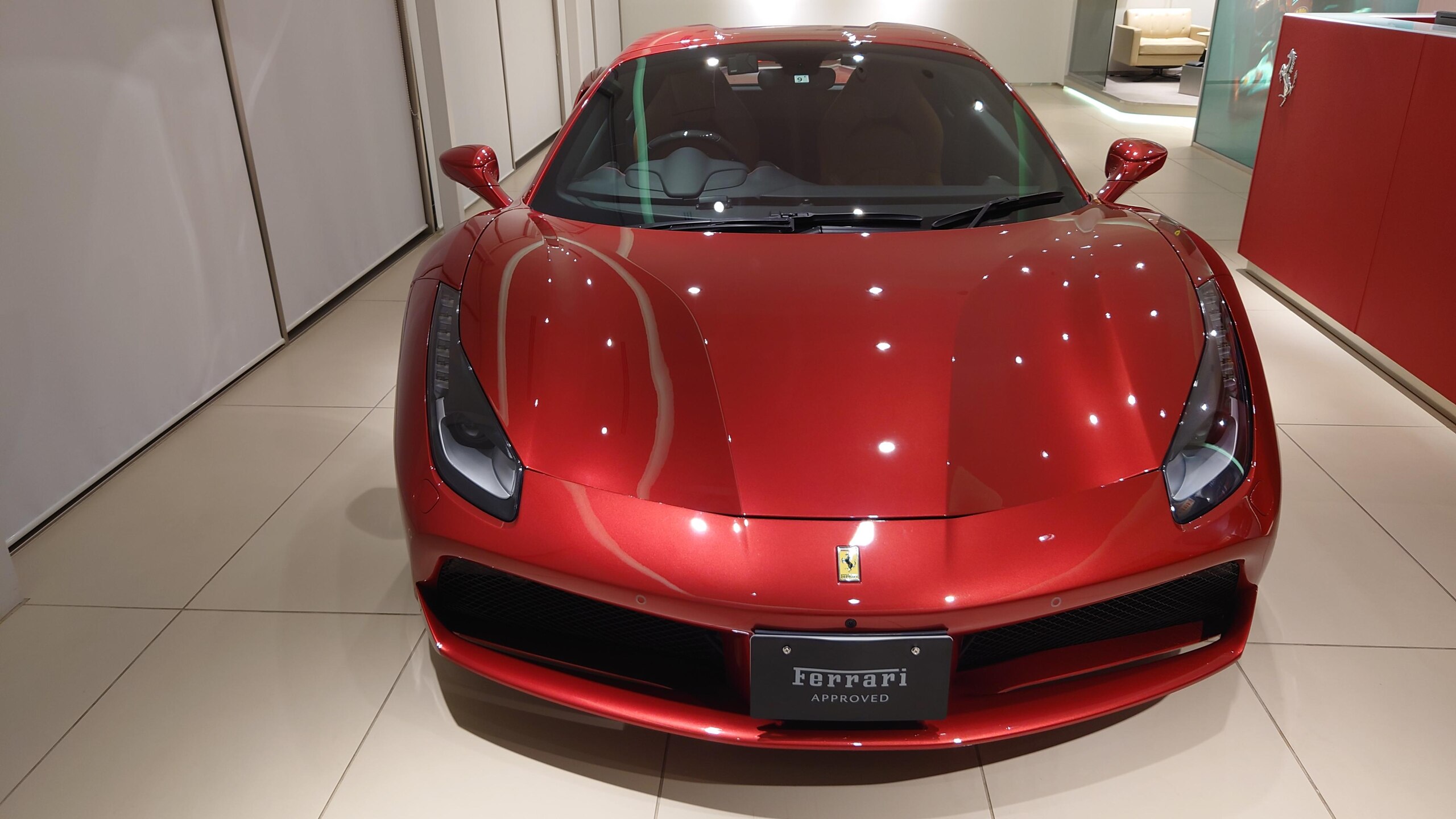 2016 Ferrari 488 Spider Rosso Fiorano Historic Color Exterior for sale in Japan