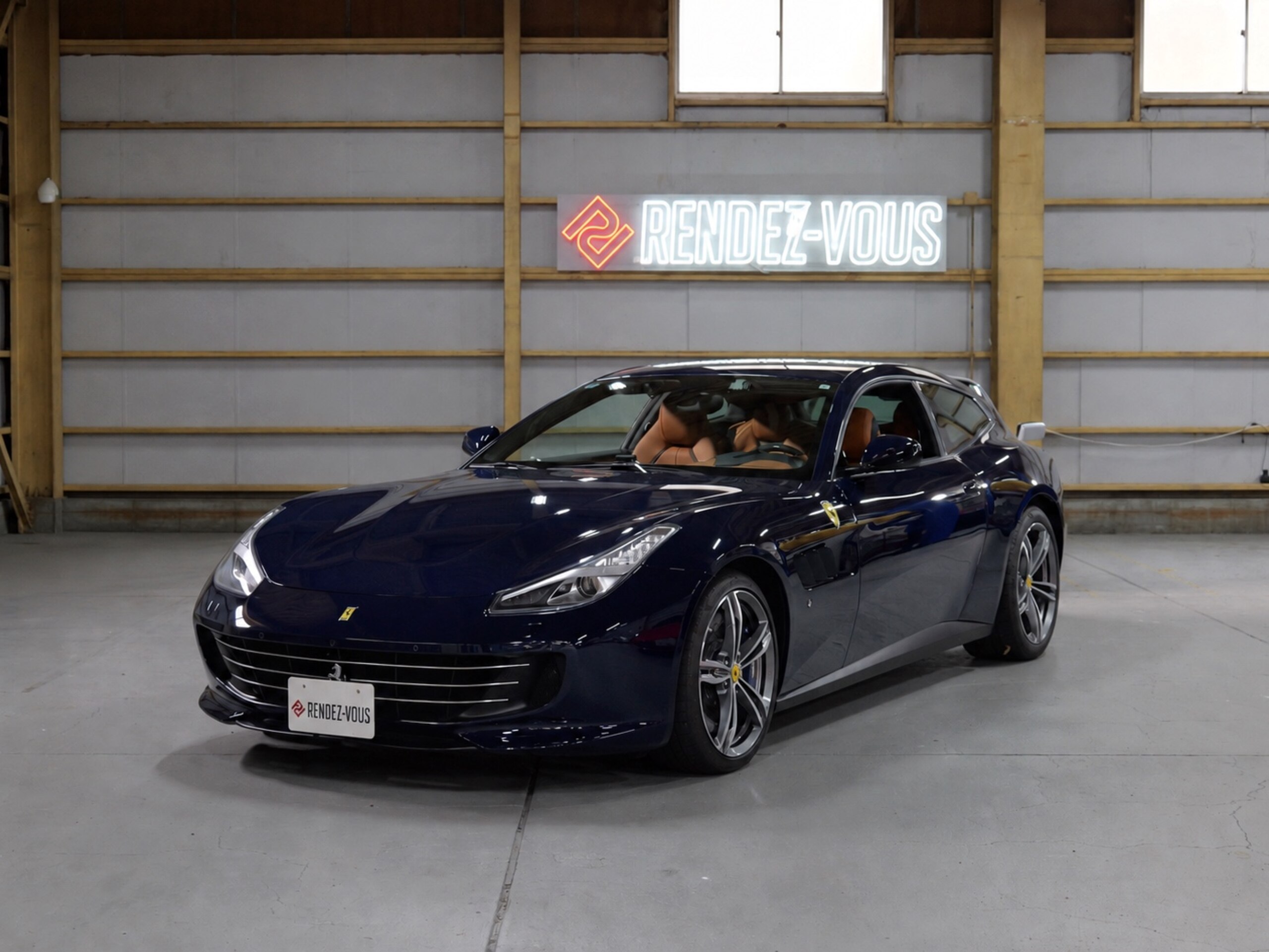 2017 Ferrari GTC4Lusso Dark Blue Exterior for sale in Japan