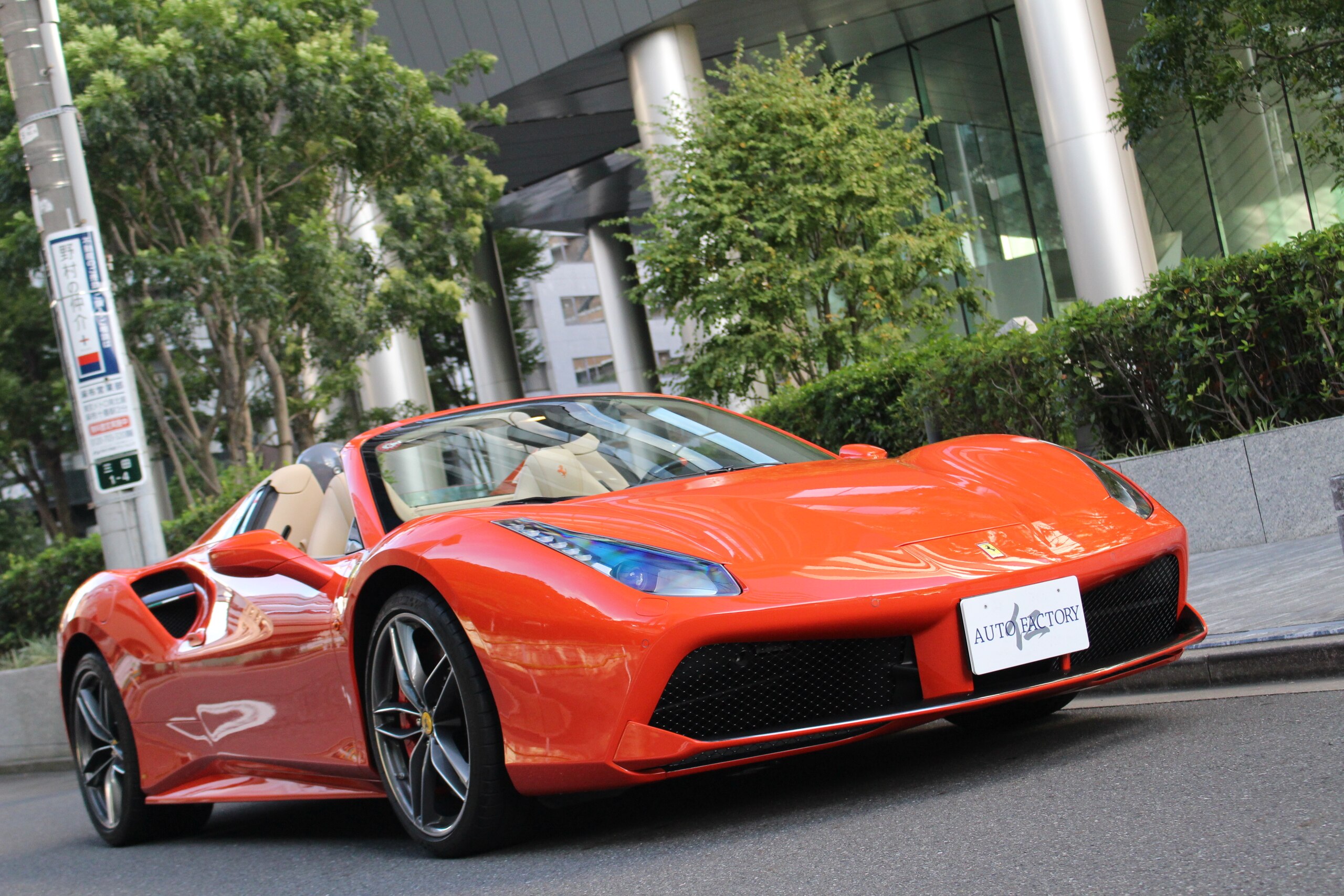 2018 Ferrari 488 Spider Rosso Dino Exterior for sale in Japan