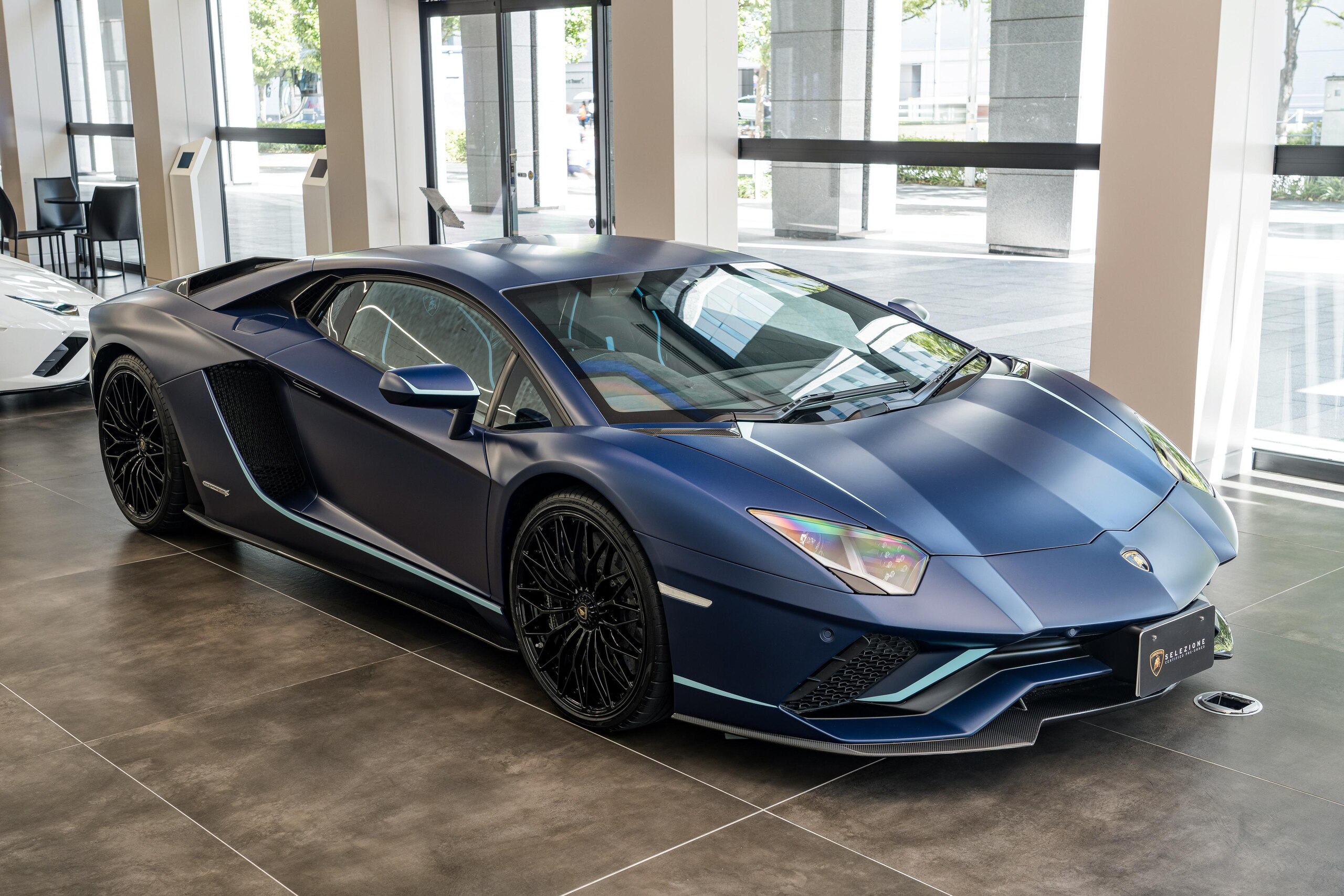 2021 Lamborghini Aventador S Matte Dark Blue for sale in Japan