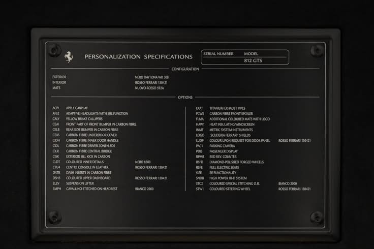 2023 Ferrari 812GTS — Photo 23 / 23