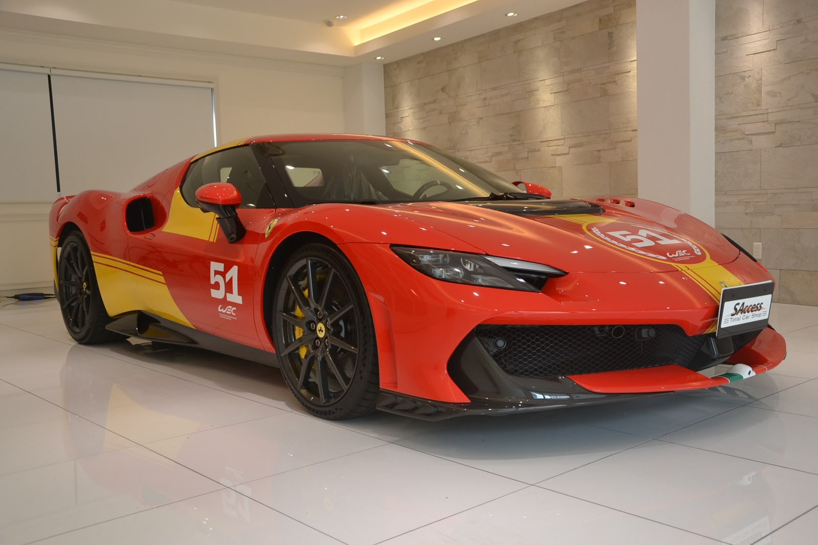 2025 Ferrari 296 Speciale Piloti Carbon LED Steering Wheel for sale in Japan