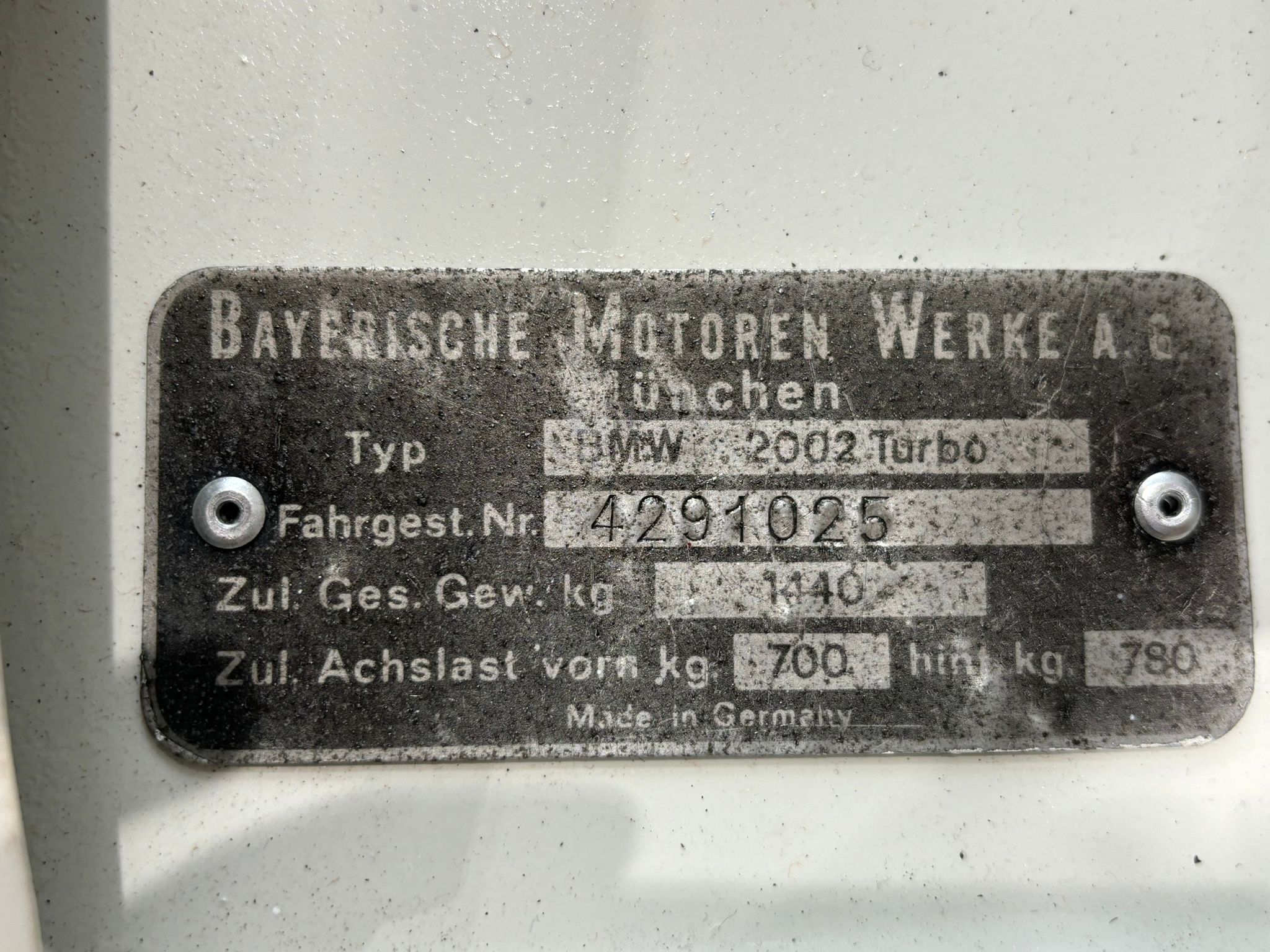 1974 BMW 2002 Turbo — Photo 19 / 19
