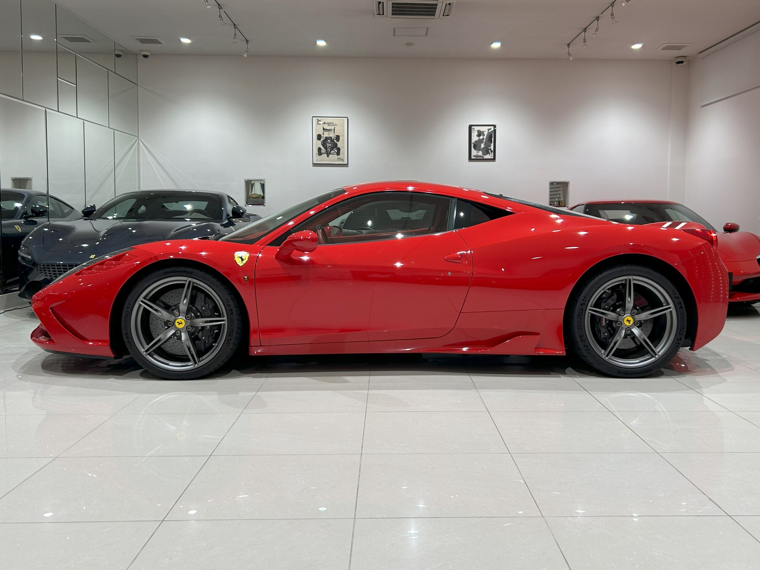 2015 Ferrari 458 Speciale Rosso Corsa Interior for sale in Japan