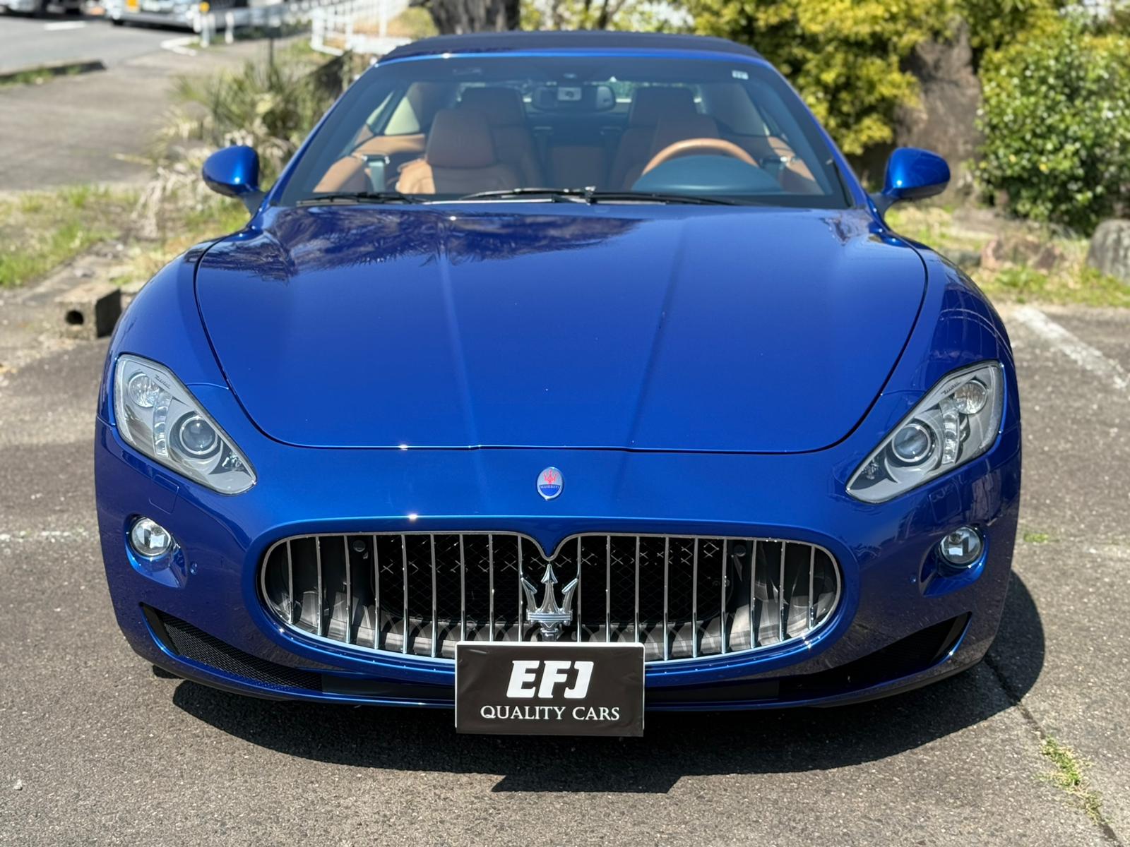 2013 Maserati GranCabrio Sport ▪ Exterior color: Blu Mediterraneo for sale in Japan