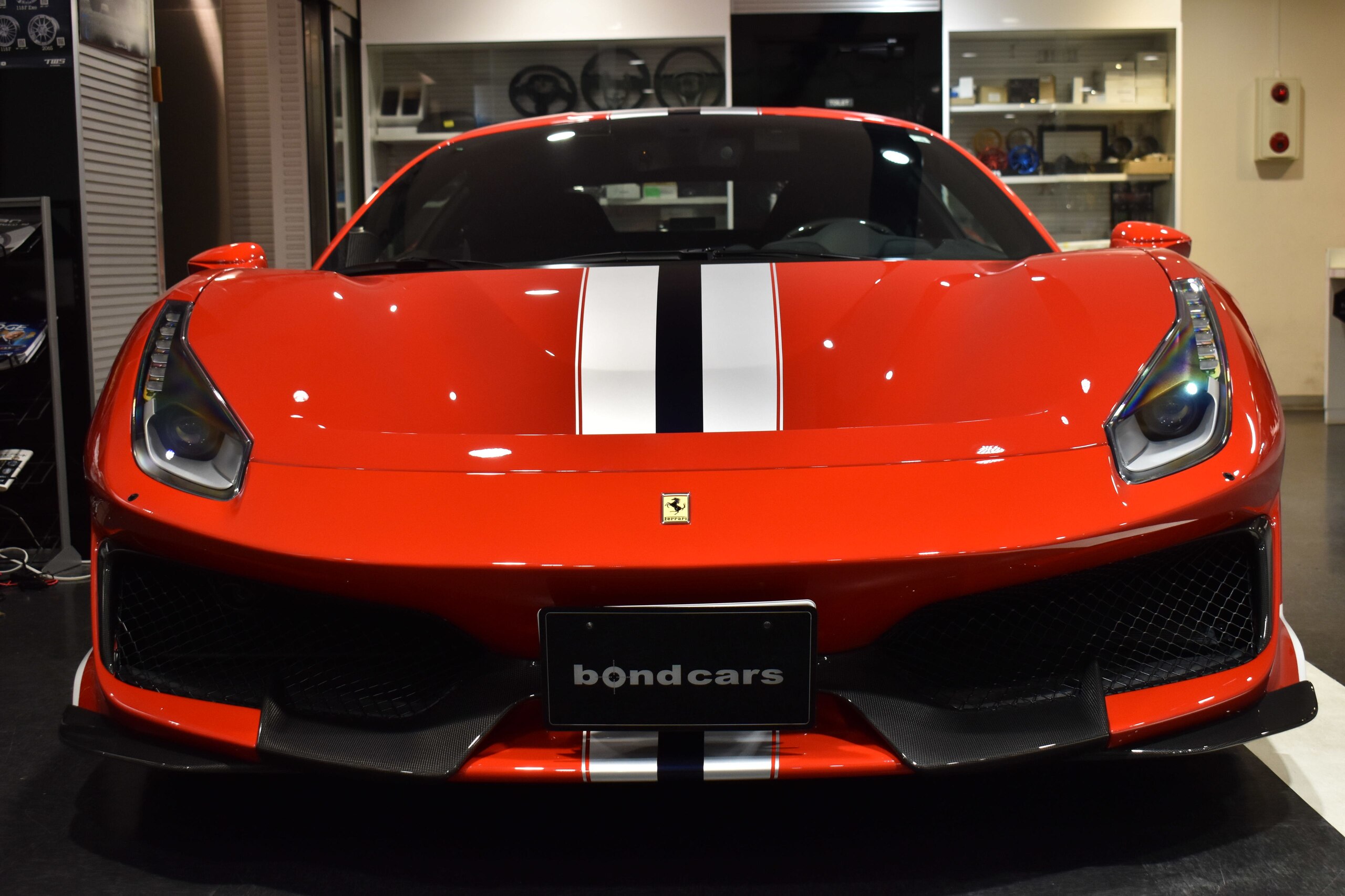2020 Ferrari 488 Pista Carbon fibre front flaps for sale in Japan