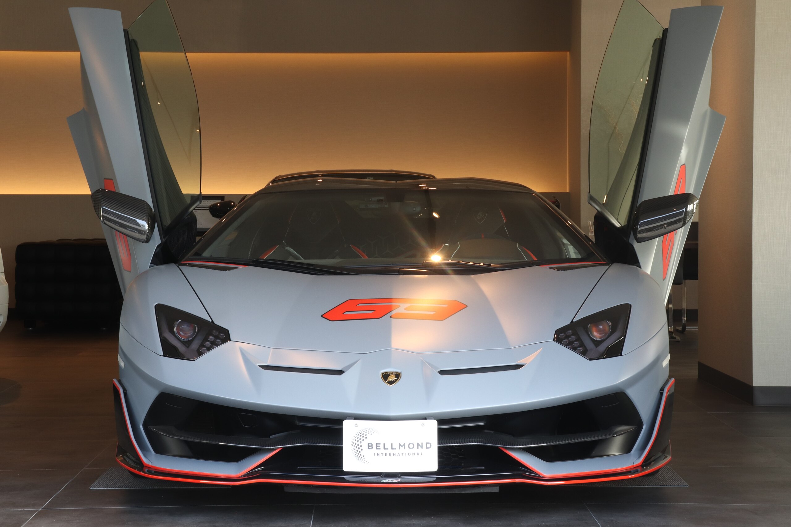 2021 Lamborghini Aventador Roadster SVJ 63 Full body protection film for sale in Japan