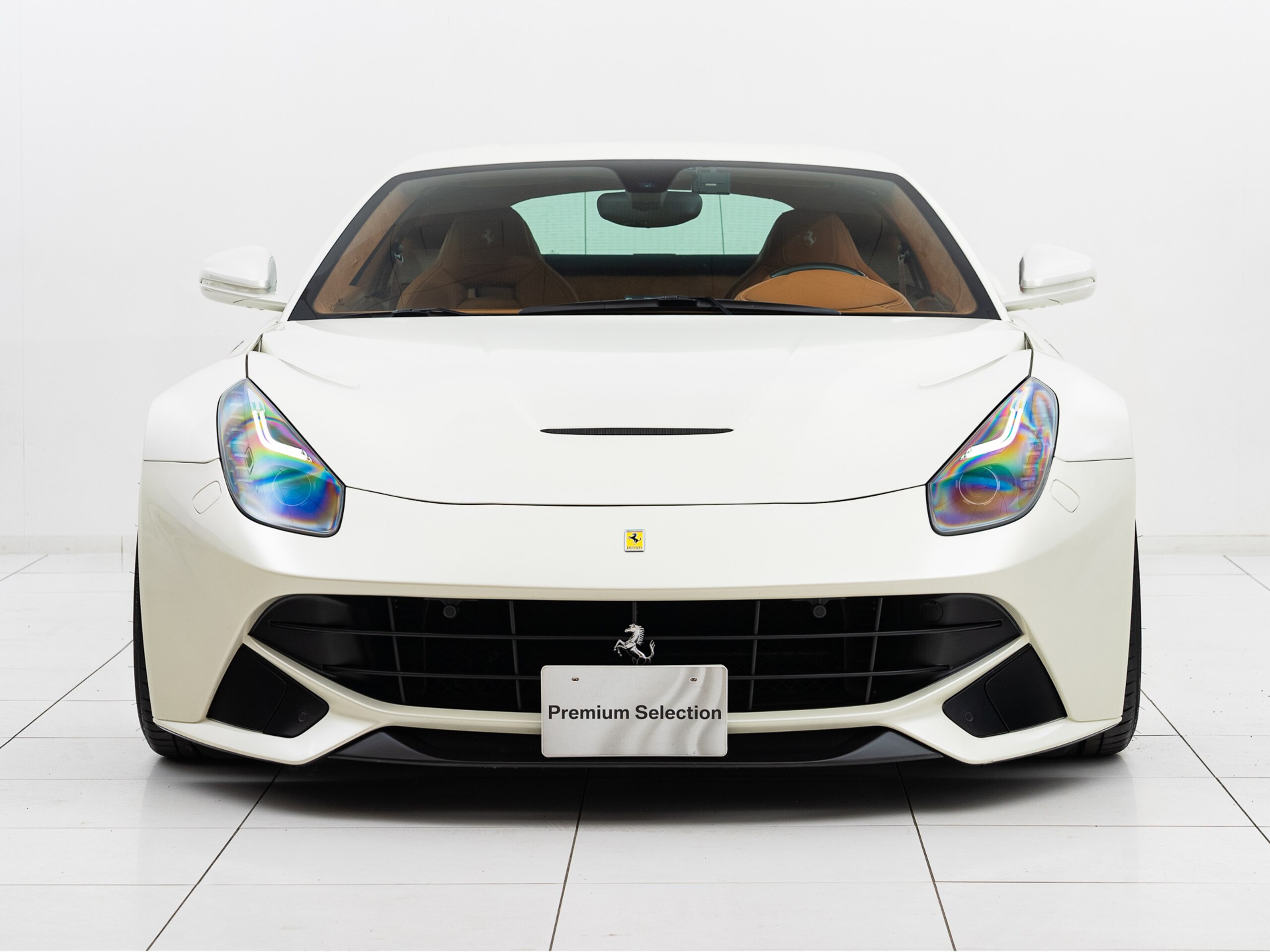 2014 Ferrari F12 Berlinetta Carbon fiber driver zone with LED steering wheel for sale in Japan