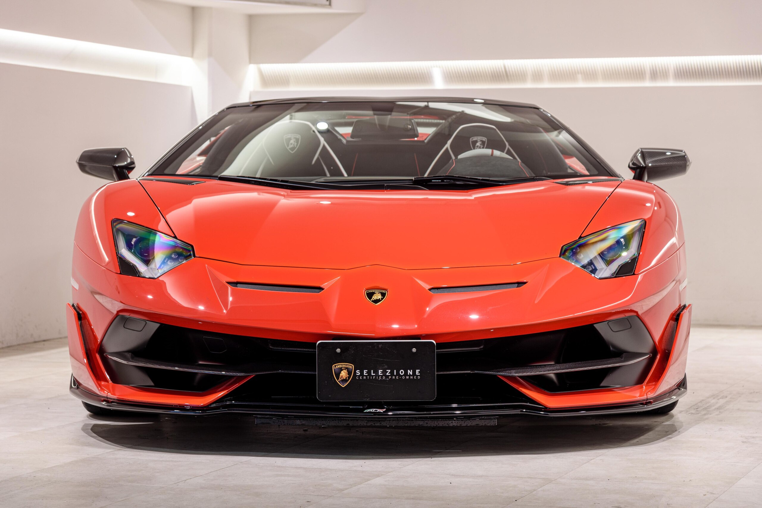 2021 Lamborghini Aventador SVJ Roadster Carbon Fiber Interior for sale in Japan