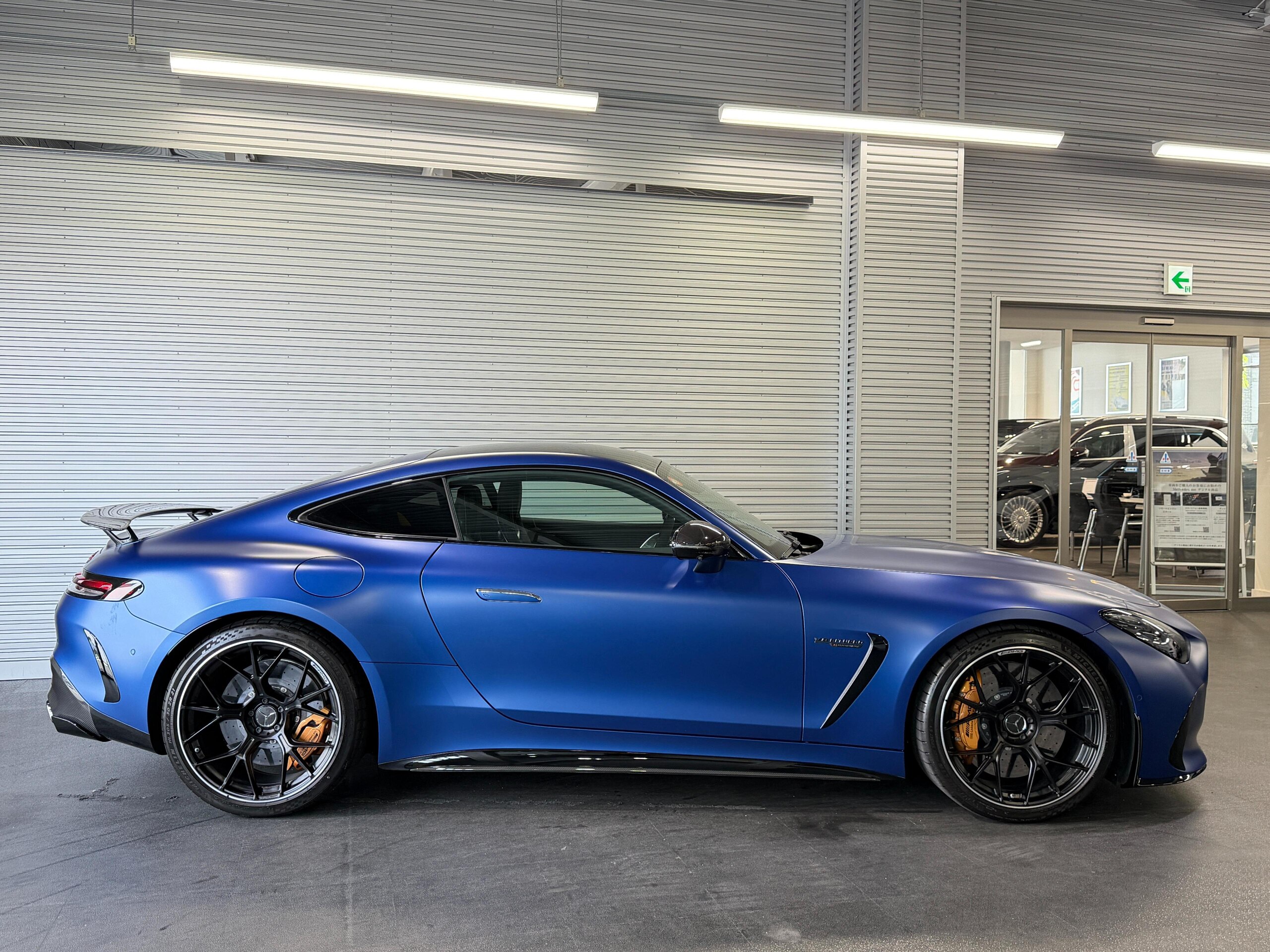 2025 Mercedes Benz AMG GT63 SE Performance Spectral Blue Magno (Matte) Exterior for sale in Japan