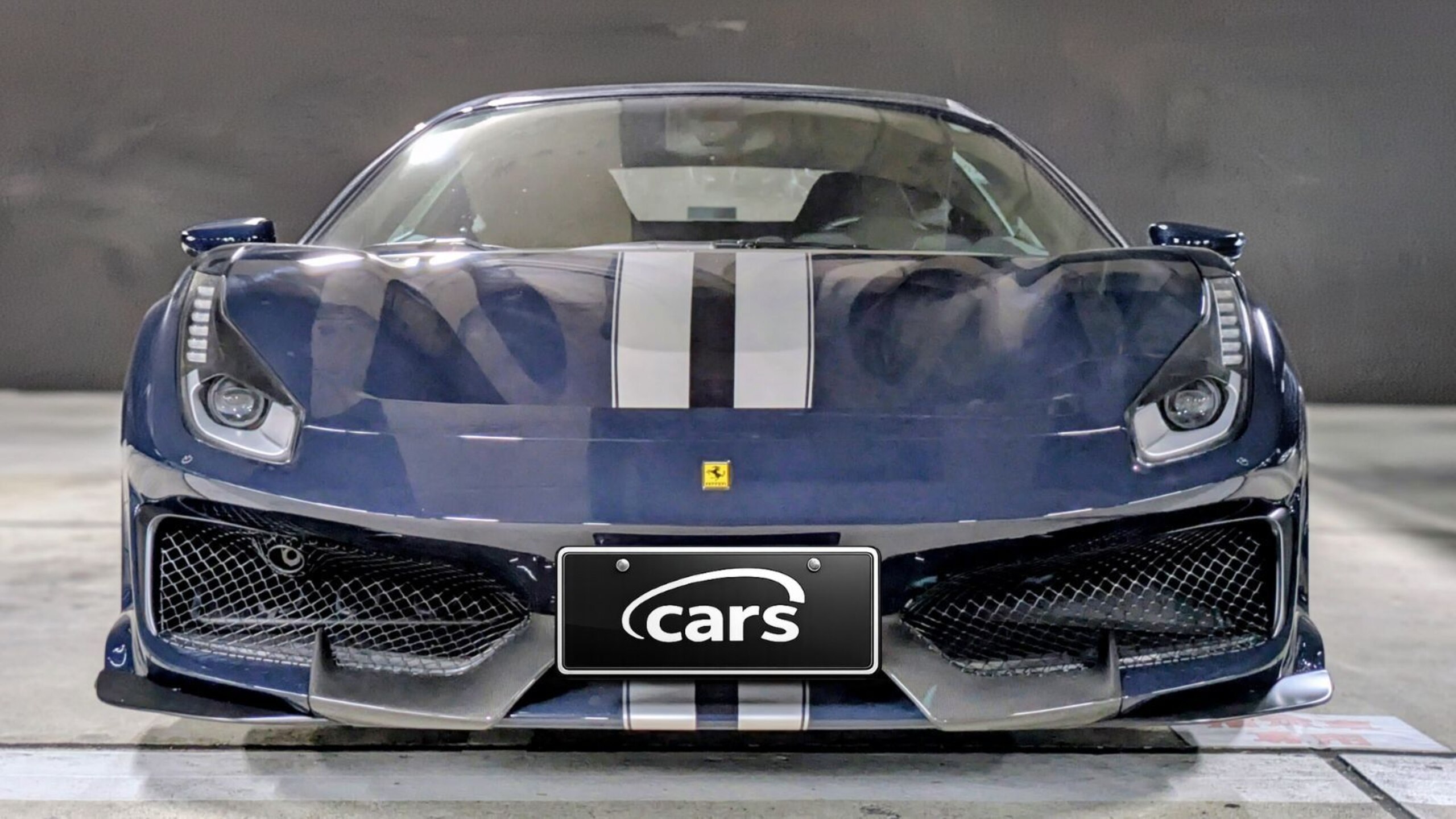 2019 Ferrari 488 Pista Carbon fibre front flaps for sale in Japan