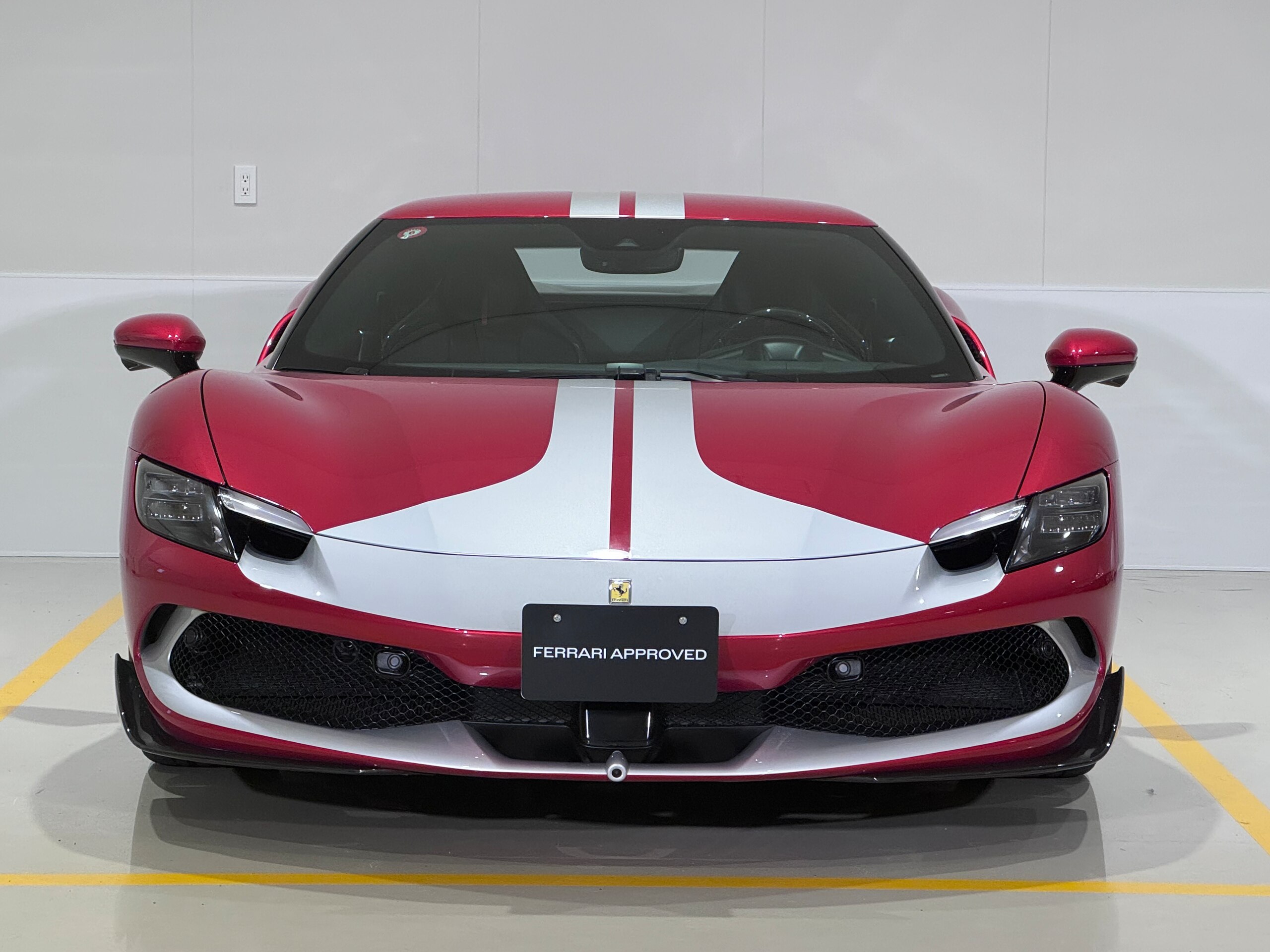 2023 Ferrari 296GTB Assetto Fiorano Package F1 DCT Certified Pre-Owned Car OP1375 ADAS Full Package Carbon Rear Diffuser Carbon Outer Sill Covers Carbon Steering Wheel Diamond Forged Wheels Corsa Carbon Racing Seats FIORANO Stripes (Rosso Imola) for sale in Japan